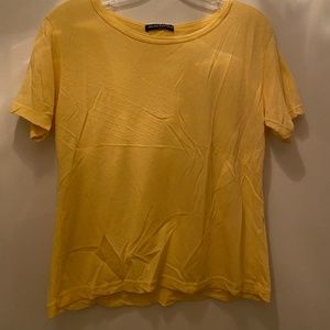 vintage brandy melville yellow tee